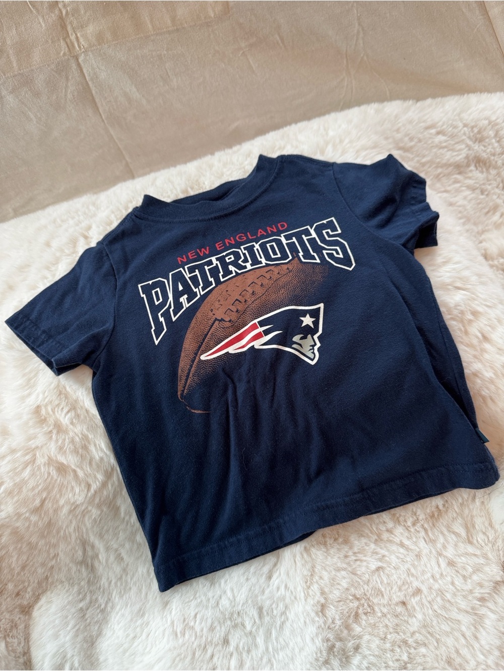 Navy Blue, Patriots Tee Shirt, Toddler, Sz 2T